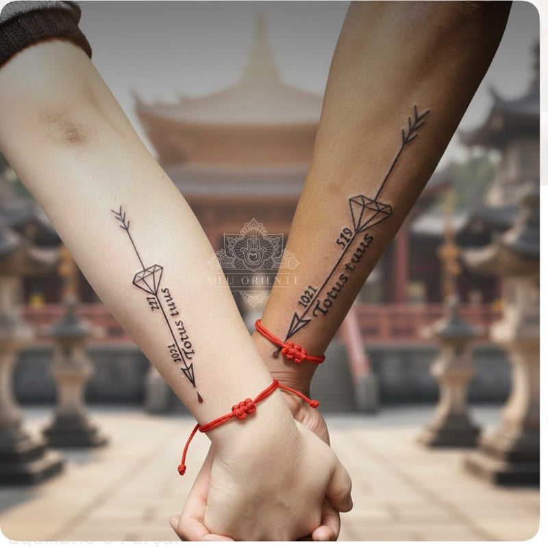 Pulseira Shanti - 7 Nós Vermelha