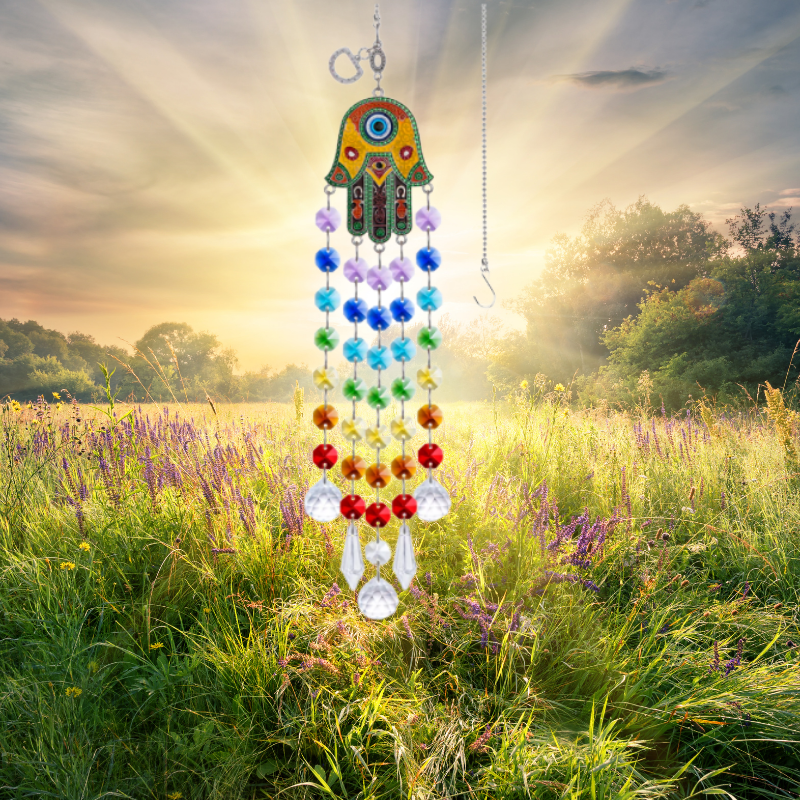 Filtro do sol 7 Chakras - Mão Fatima