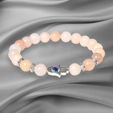 Pulseira Mão hamsa - Pedra Natural (Duas Peças por R$129,00)