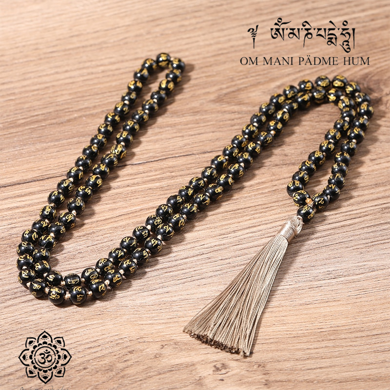 Japamala Om Mani Padme Hum - 108 Contas