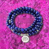Japamala Lápis Lazuli 108 Contas - 6 mm