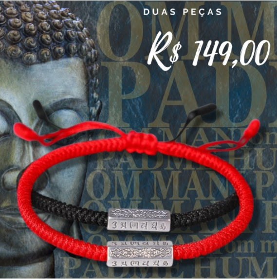 Pulseiras Budistas - Om Mani Padme Hum