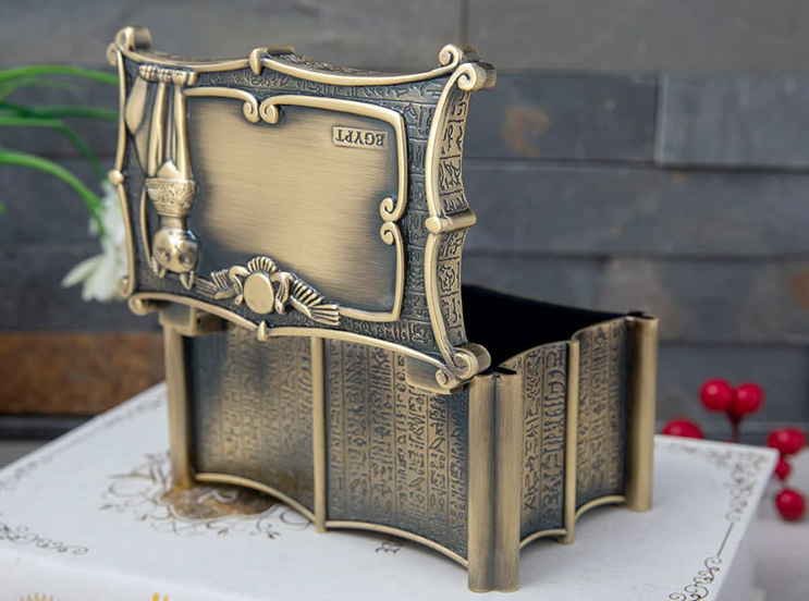 Porta Jóias Vintage Egípcio