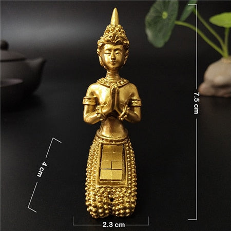 Escultura Buda Tailandês Dourado