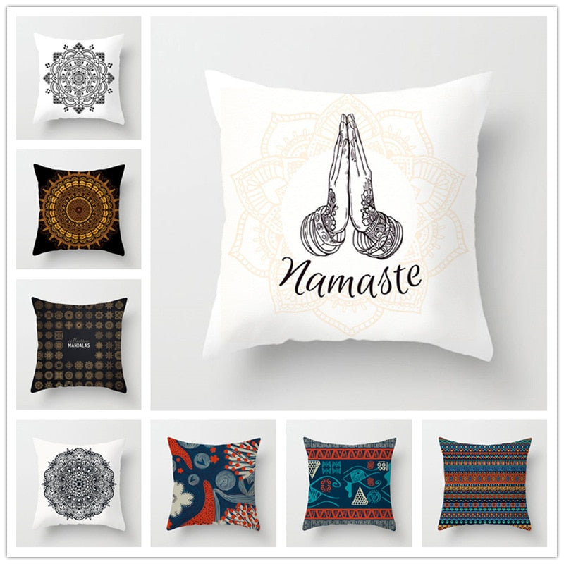 Capa de Almofada Namastê