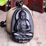 Colar e Pingente Faces Buda