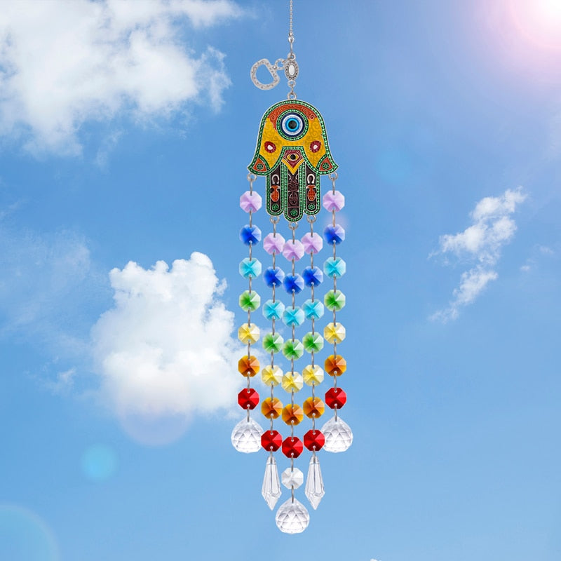Filtro do sol 7 Chakras - Mão Fatima