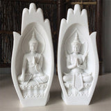 Escultura Mãos Buda Tailandês - 2 Peças